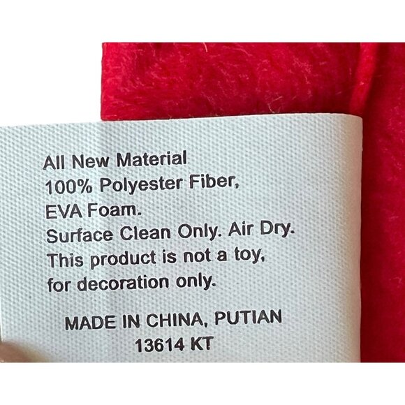 Sanrio Hello Kitty Felt Advent Calendar Walgreens 2014 23X9.5 Red Pink White - Picture 7 of 8